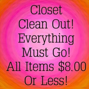 ‼️EVERYTHING MUST GO‼️